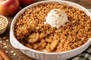 Easy Homemade Apple Crisp Recipe | Warm & Crispy